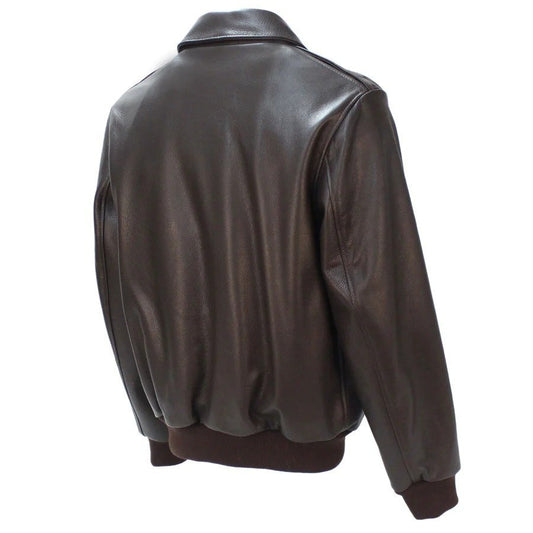 1930 Classic Bomber Leather Jacket - Luxe Regalia