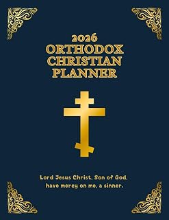 2026 Orthodox Christian Day Planner: Based off the New Calendar (Alternate Cover): 8.5x11in - Luxe Regalia