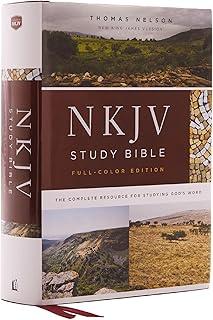 NKJV Study Bible Full-Color Red Letter Edition: The Complete Resource for Studying God's Word