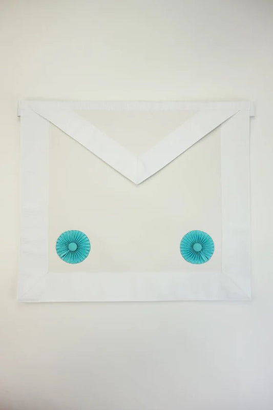 Fellowcraft Apron with Tie Belt - Second Degree & Craft Freemasonry - Luxe Regalia