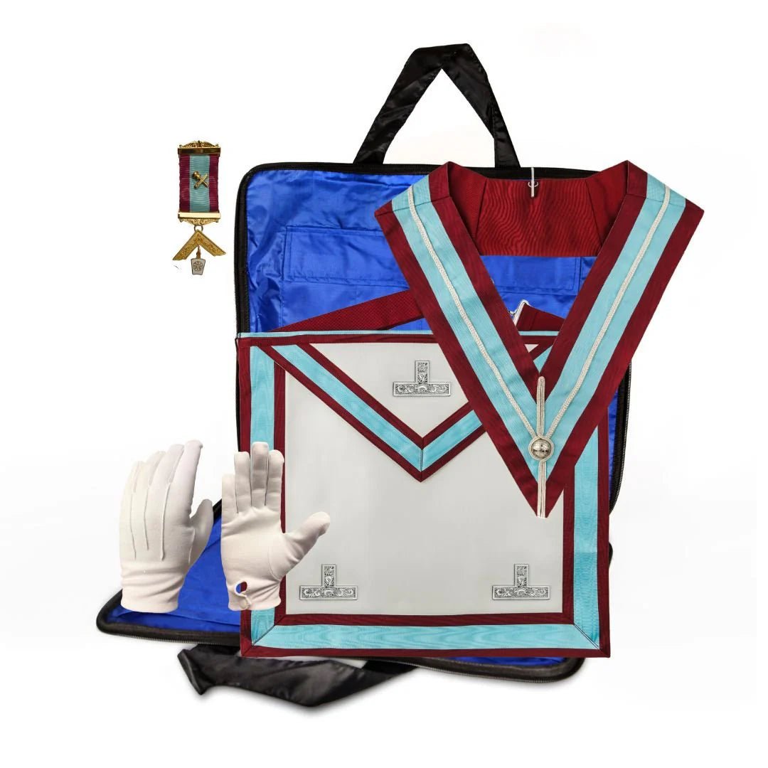 Mark Worshipful Master Mason Apron Regalia Set - Luxe Regalia