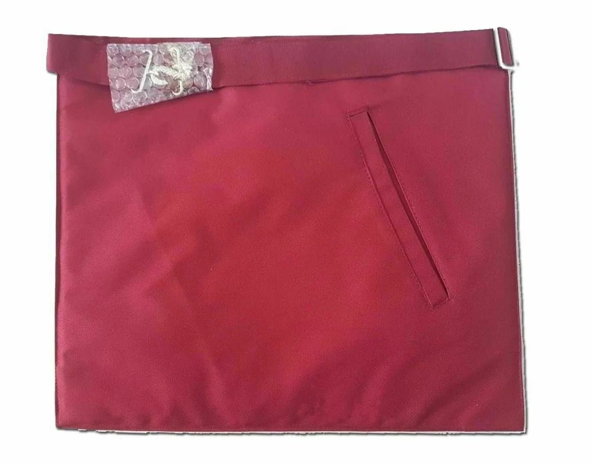 Masonic Royal Arch Principals Apron With Embroidered Taus Chapter RAC Regalia - Luxe Regalia