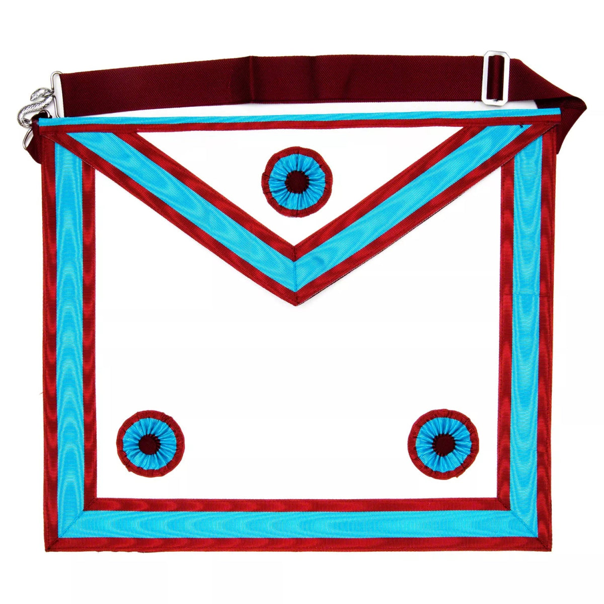 Masonic Standard Mark Degree Master Masons MMM Apron with Pocket - Luxe Regalia