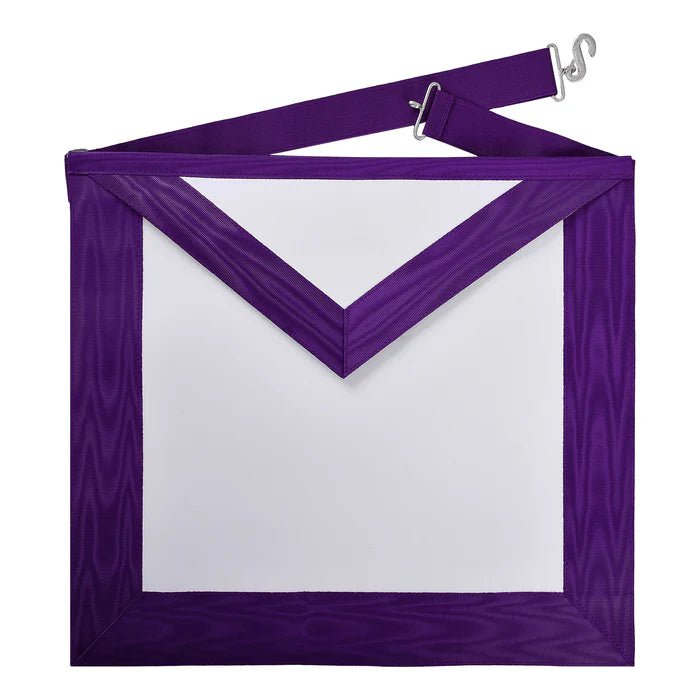 Purple Ribbon Superintendent Ribbon Apron - Allied Masonic Degrees (AMD)