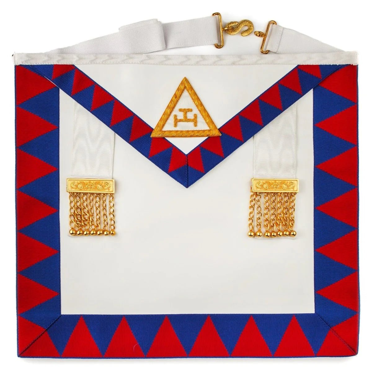 Royal Arch Chapter Companion Apron (Crimson Red) - English Constitution - Luxe Regalia