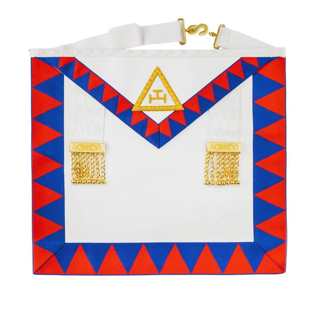 Royal Arch Companion Apron (Scarlet Red) - English Constitution - Luxe Regalia
