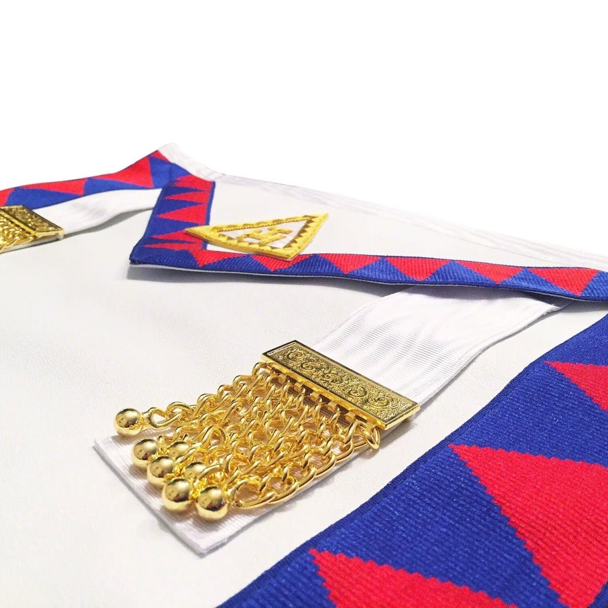 Royal Arch Companion Apron (Scarlet Red) - English Constitution - Luxe Regalia