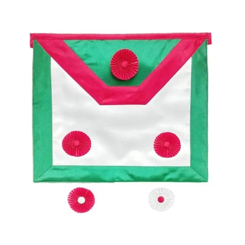 Scottish Master of St. Andrew Apron: Trapezoidal Flap - Rectified Scottish Rite - Luxe Regalia