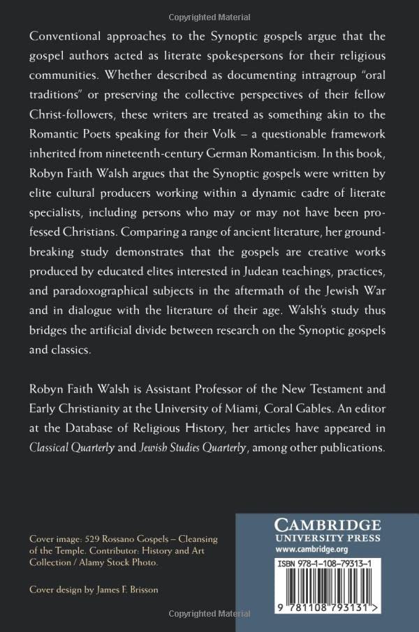 The Origins of Early Christian Literature: Contextualizing the New Testament within Greco