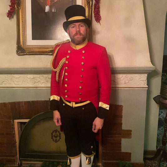 Victorian Era Royal Livery Uniform (Jacket & Trousers) - Luxe Regalia