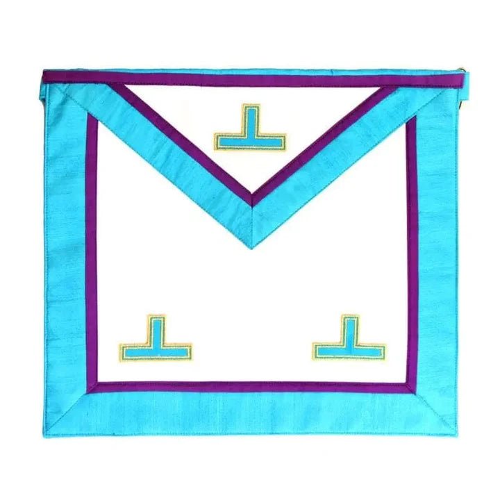 Worshipful/Past Master Apron 3 Taus - Memphis - Misraïm - Luxe Regalia