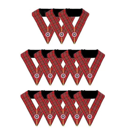 13x Lodge Officers Collars - Royal Standard of Scotland (French style) - Luxe Regalia