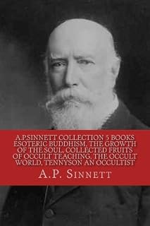 A.P.SINNETT COLLECTION 5 BOOKS Esoteric Buddhism, The Growth Of The Soul, Collected Fruits Of Occult Teaching, The Occult World, Tennyson An Occultist - Luxe Regalia