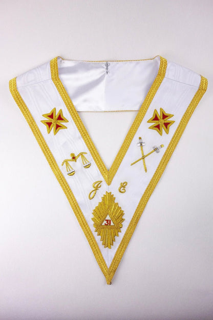 Australian Constitution 31st Degree Collar with Jewel - Luxe Regalia