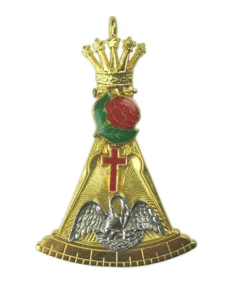 Australian Constitution Rose Croix 18th Degree Collar Jewel - Luxe Regalia