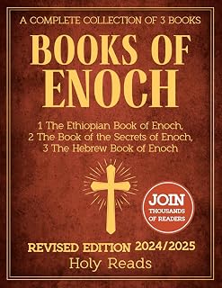 Books Of Enoch: A Complete Collection of 3 Books: 1 The Ethiopian Book of Enoch, 2 The Book of the Secrets of Enoch, 3 The Hebrew Book of Enoch - Luxe Regalia