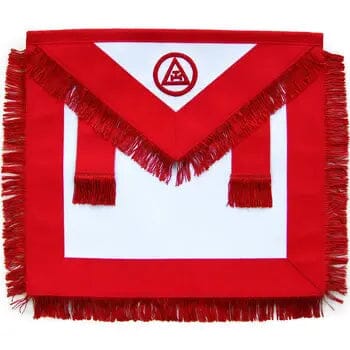 Companion Apron with Tassels and Fringe - American Constitution Royal Arch (York Rite) - Luxe Regalia