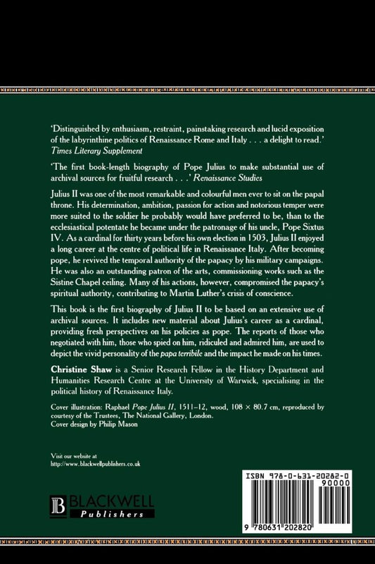 Julius II: The Warrior Pope Paperback - Luxe Regalia