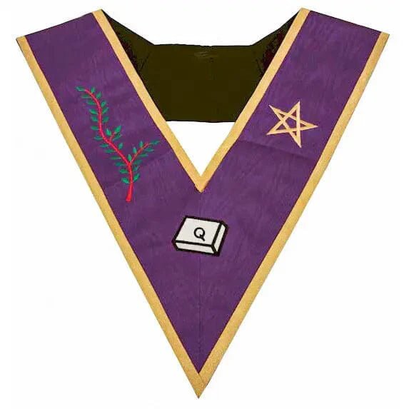 Knight Rose Croix Collar (Cross Moline) - 18th degree - Memphis Misraïm Rite Higher Degrees (ORUMM) - Luxe Regalia
