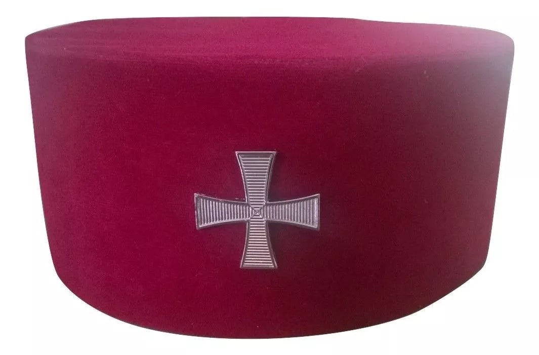 Knights Templar Cap - English Constitution - Luxe Regalia