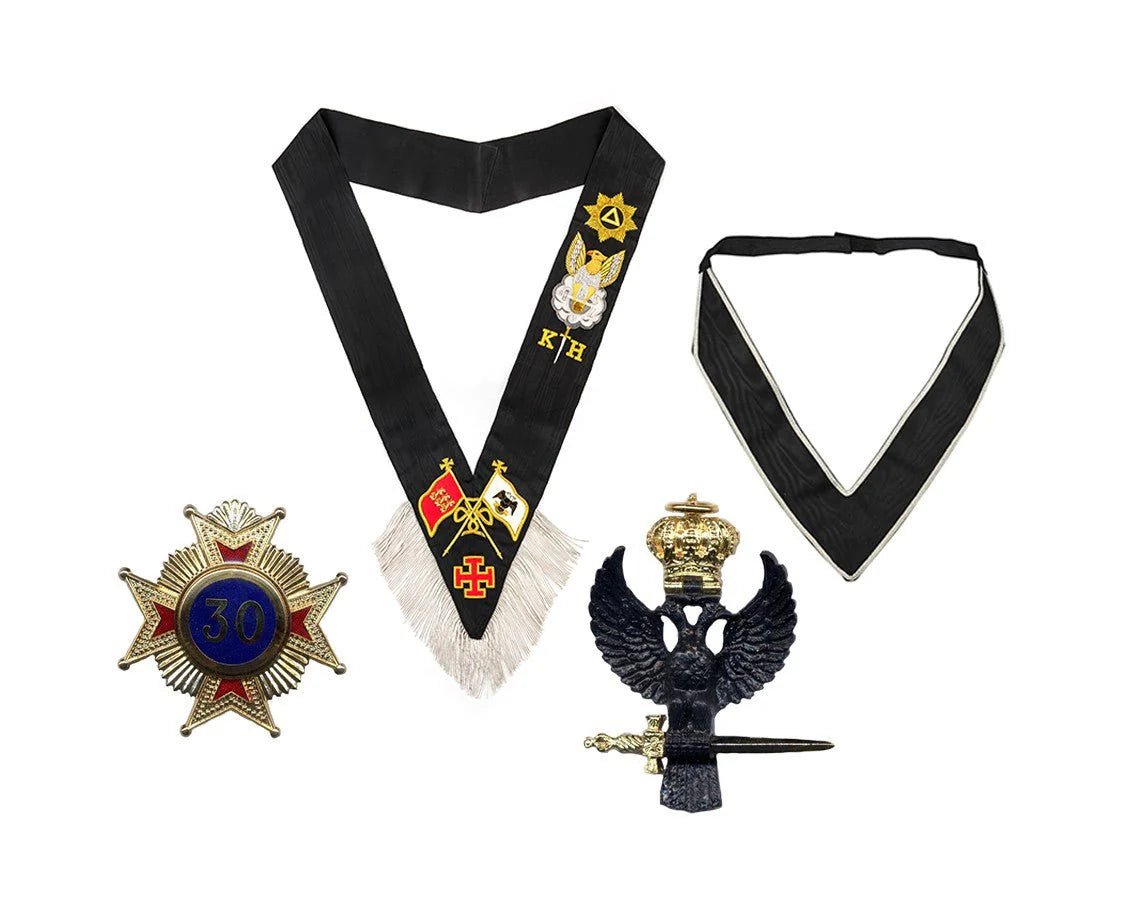 Masonic 30th Degree Regalia Set - Scottish Rite - English Constitution - Luxe Regalia