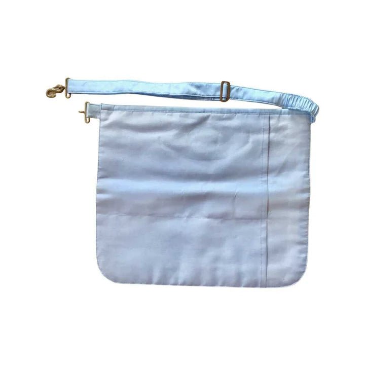 Master Mason Set. Apron round edge + Sash - French Rite "Traditional" - Luxe Regalia
