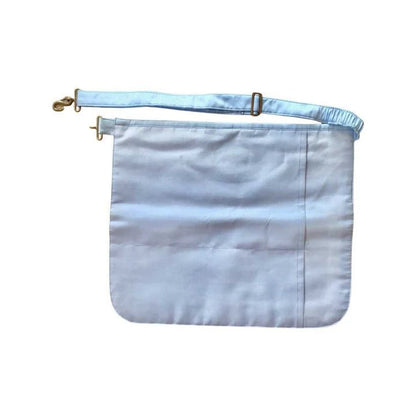 Master Mason Set. Apron round edge + Sash - French Rite "Traditional" - Luxe Regalia