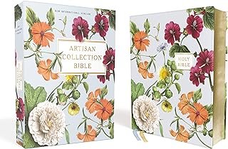NIV Artisan Collection Bible, Red Letter Edition, Comfort Print [Blue Floral] - Luxe Regalia