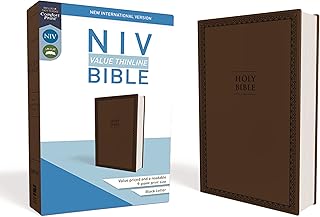 NIV Value Thinline Bible [Brown] - Luxe Regalia