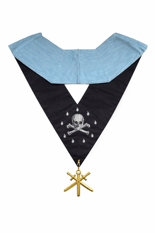 Orator Collar (Natural Silk) - French Rite "Traditional" and "Modern" - Luxe Regalia