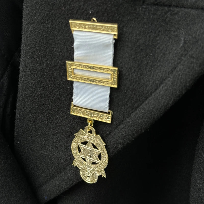 Order of the Holy Royal Arch Exquisite Masonic Badge Souvenir Collection Charming Clothing Decor Brooch Idea - Luxe Regalia