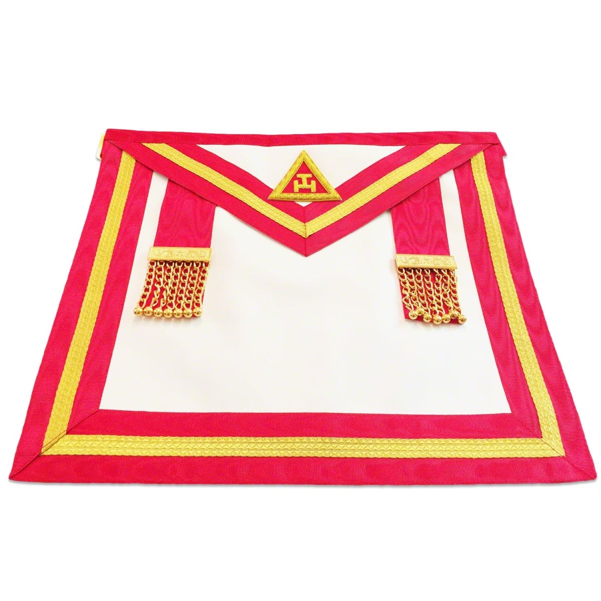 Past Kings Apron (Scarlet Red) - Royal Arch Irish Chapter - Luxe Regalia