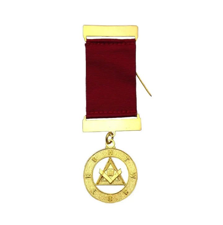 Past Mark Master/Excellent Master Breast Jewel - Scottish Royal Arch - Luxe Regalia