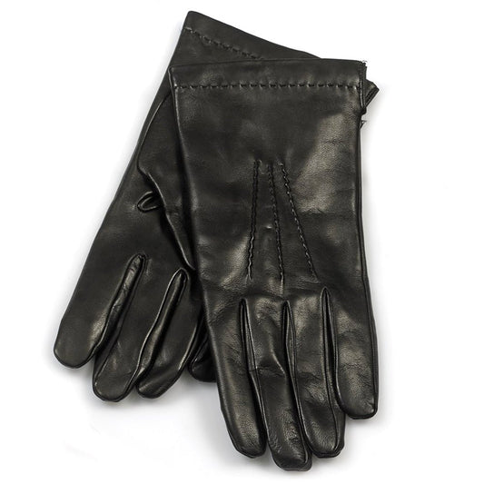 Premium Black Leather Gloves - Classic Elegance Meets Everyday Comfort - Luxe Regalia