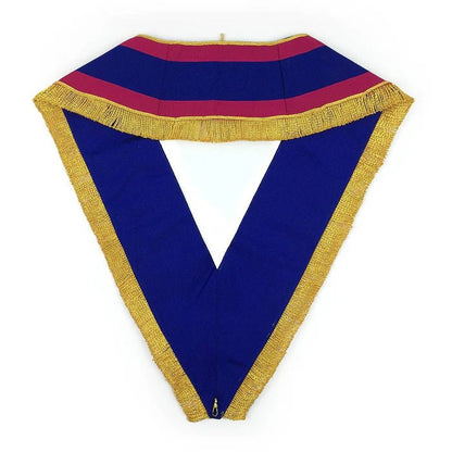 Provincial Mark Collar - Pink & Blue with Gold Fringe - Luxe Regalia