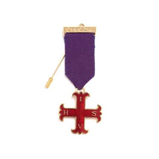 Red Cross of Constantine Companion Breast Jewel - Luxe Regalia