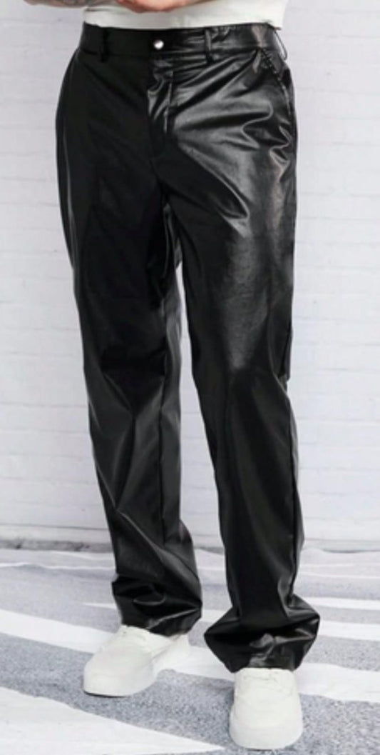 Relaxed Fit Genuine Leather Pants - Comfortable Luxury - Luxe Regalia