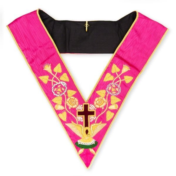 Rose Croix 18th Degree Collar - Scottish Constitution - Luxe Regalia