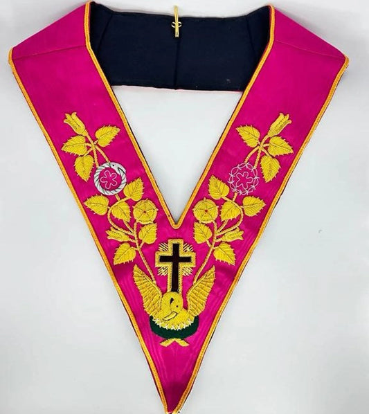 Rose Croix 18th Degree Collar - Scottish Constitution - Luxe Regalia