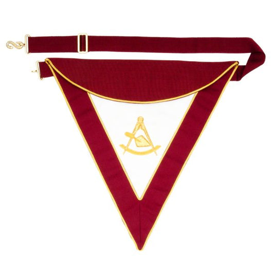 Royal and Select Masters Officer/Past Master Apron - Luxe Regalia