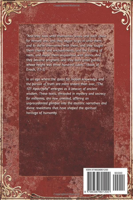 The 101 Apocrypha: The Complete Volume - The Books of Enoch, Jasher, Jubilees and Deuterocanonical - Illustrated Paperback - Luxe Regalia