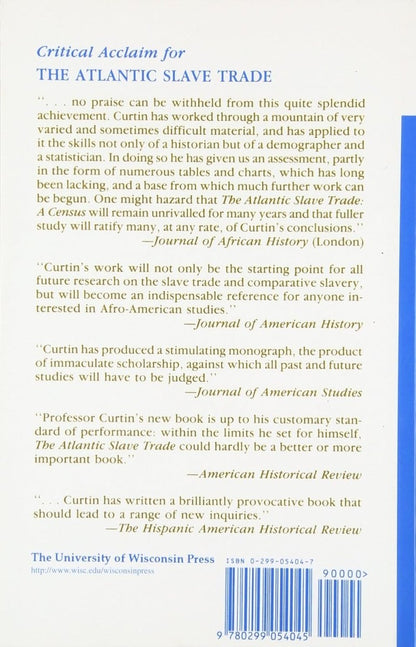 The Atlantic Slave Trade: A Consensus Paperback - Luxe Regalia