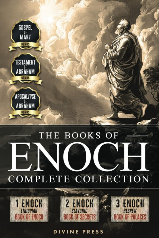 The Books of Enoch: Complete Collection - Featuring 1 Enoch, 2 Enoch, 3 Enoch, Original Illustrations, and Bonus Apocryphal Texts (Illustrated) Paperback - Luxe Regalia