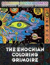 The Enochian Coloring Grimoire: COLOR the Angelic Language of Creation with Esoteric Occult Symbolism, and Magical Calligraphy from the Celestial ... and Seraphic Sigillography of Angel Alphabets - Luxe Regalia