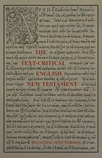 The Text-Critical English New Testament: Byzantine Text Version - Luxe Regalia
