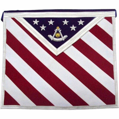 U.S Past Master Masonic Apron - Masonic Apron - Luxe Regalia