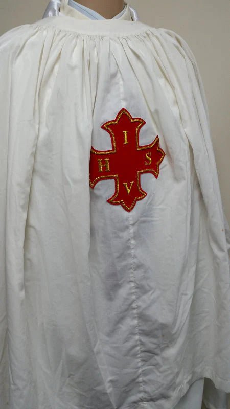 Viceroy Surplice - Red Cross of Constantine - Luxe Regalia