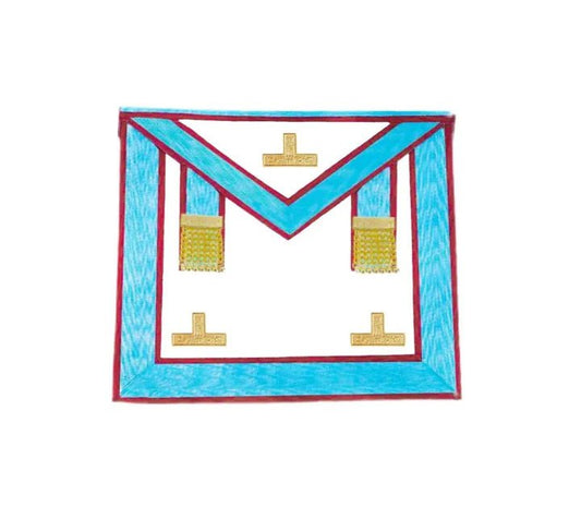 Worshipful Master Apron - Lauderdale Rite (DH) (English Style) - Luxe Regalia